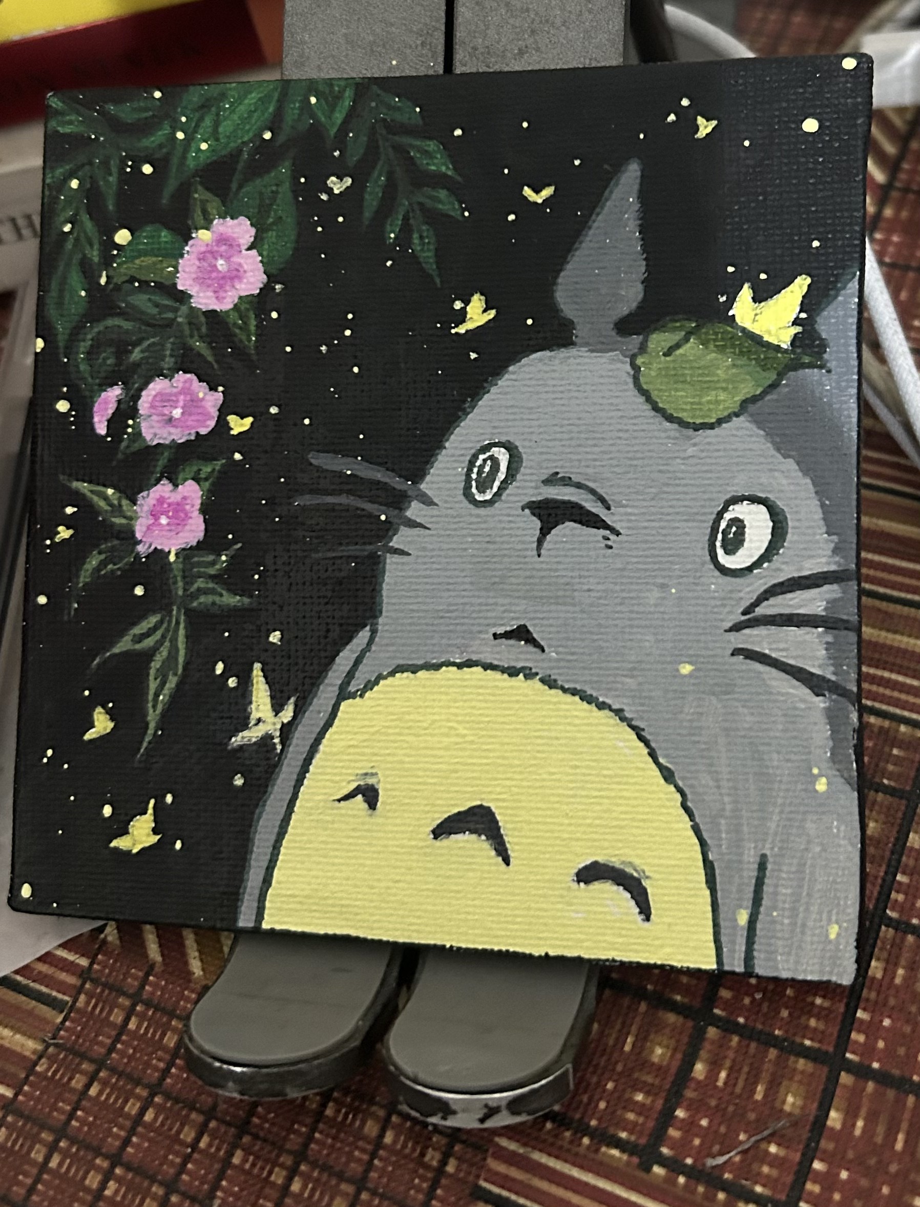 Totoro and a window seat — both essential